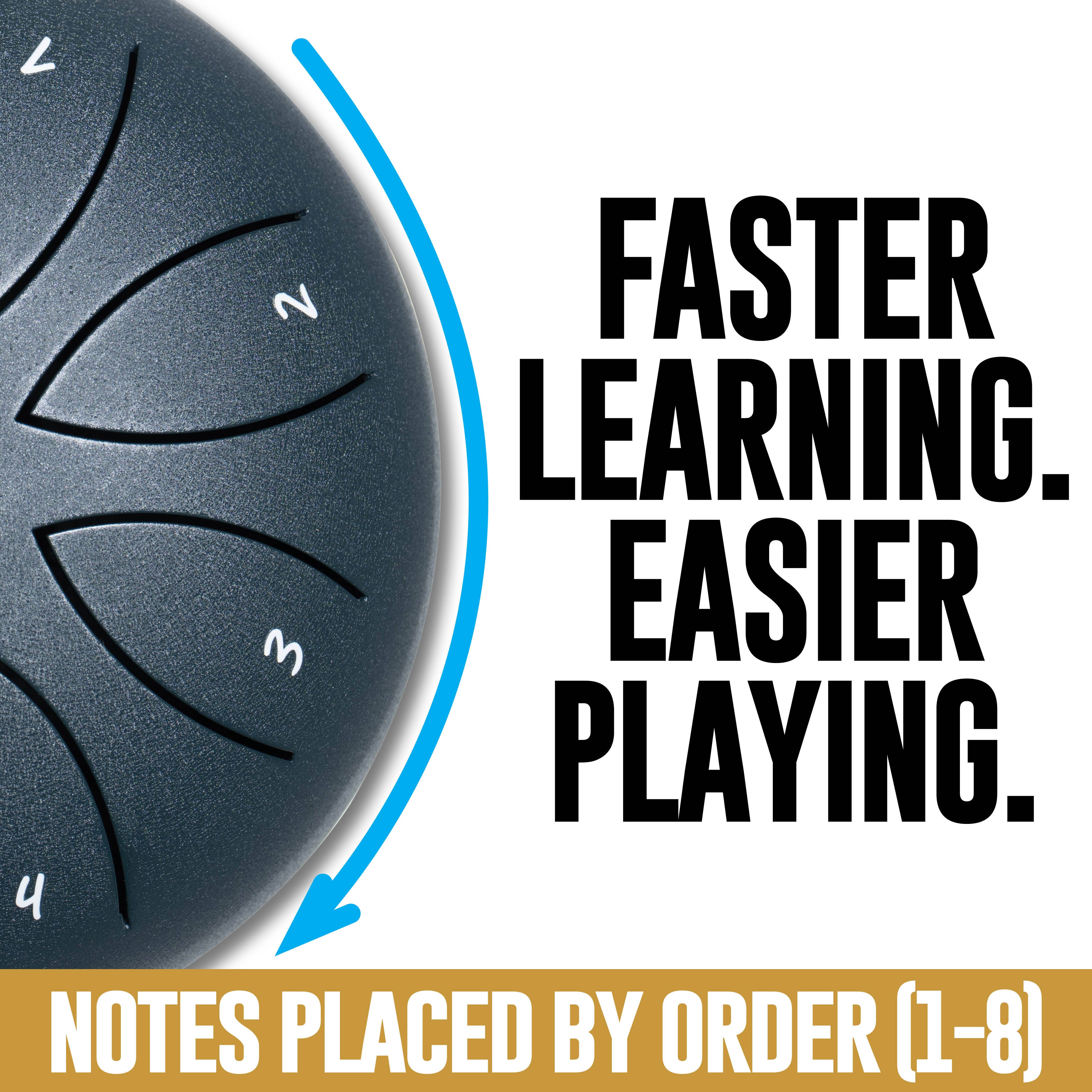 Sounds Of Silence Drums – wholesale Musical instrument – Steel Tongue Drum, Songbook, Carry Bag, Mallets, Gift Box 4