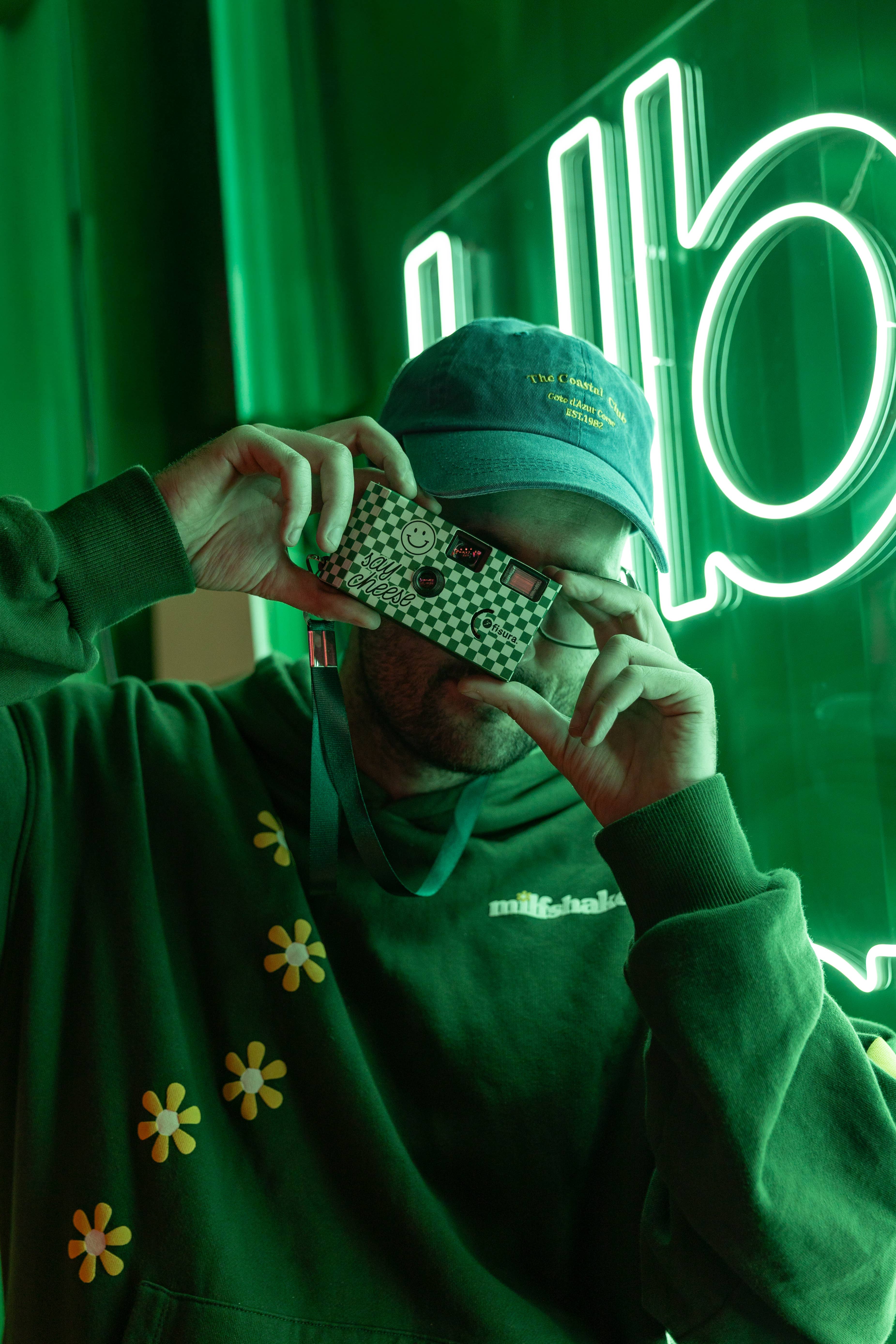 Fisura - Wholesale Disposable Camera - Disposable camera "say cheese" green3