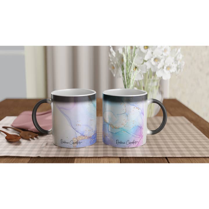 Magiska keramiska rånar 11oz - lila marmor för wholesale av Doriana Cosmetics GmbH