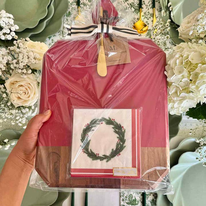 Sophistiplate - Wholesale Cheese Board - Christmas Board Gift Kit: Merry & Bright