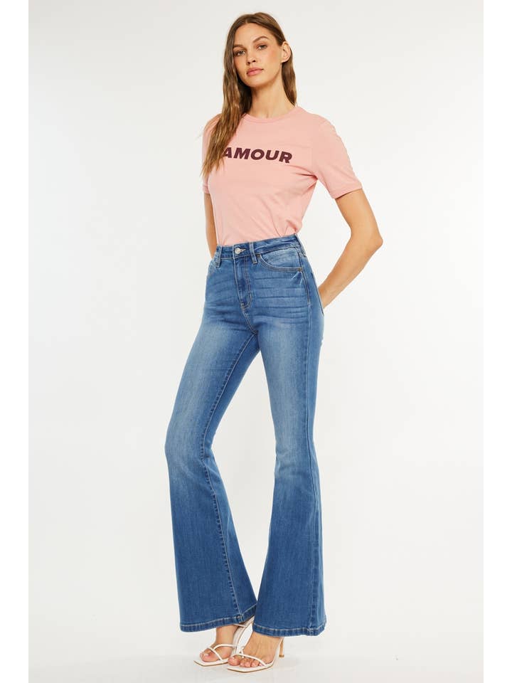 MEDIUM OPEN PACK HIGH RISE SUPER FLARE-KC8664M for wholesale on Faire2