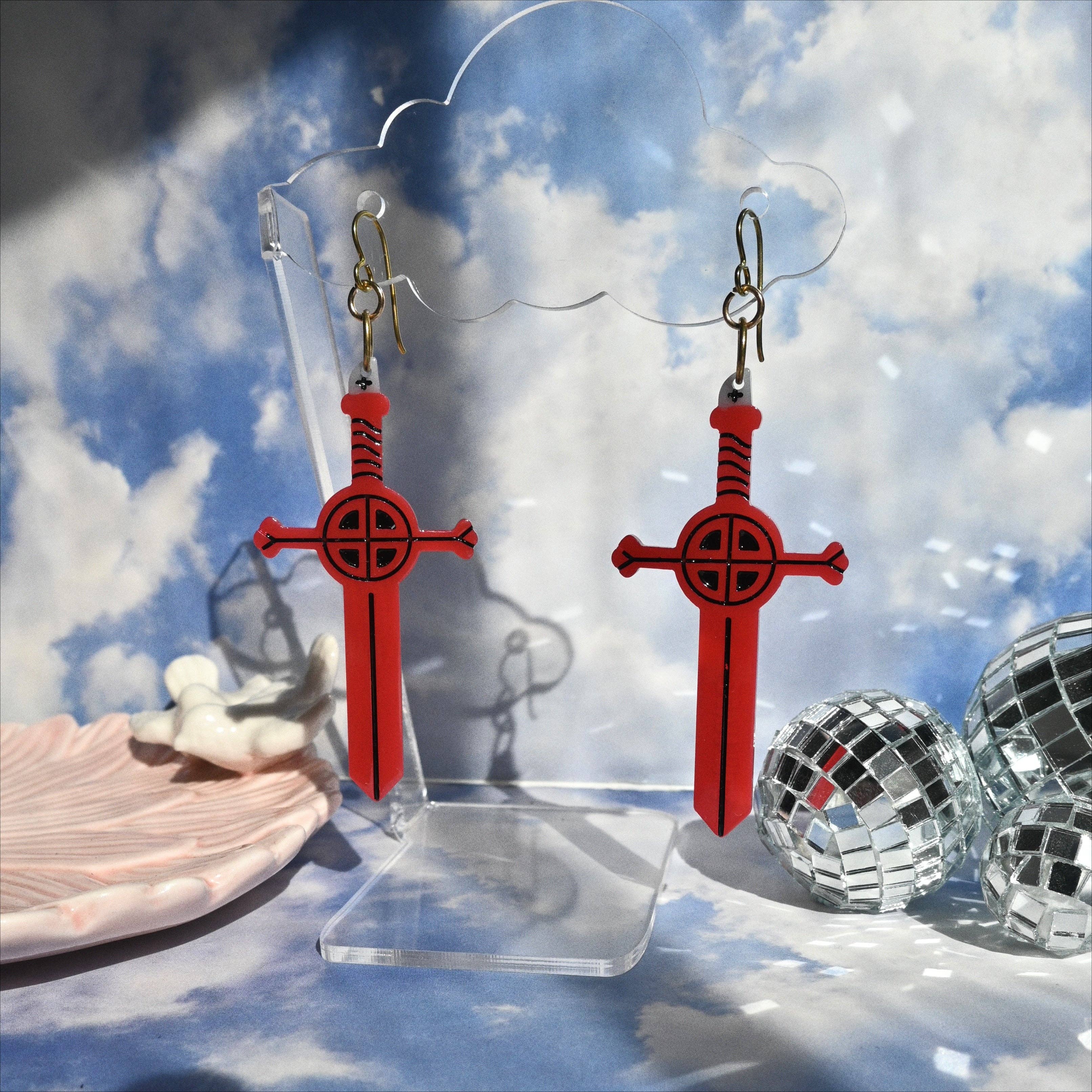 Tiny Made – wholesale Dangle earrings – Finn’s Swords Earrings5