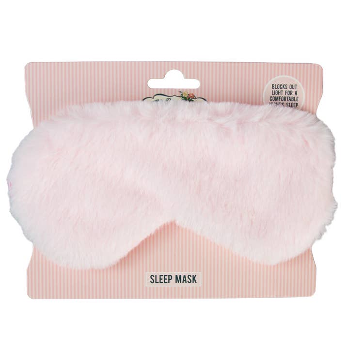 Beauty Pro - Wholesale Sleep/Eye Mask - The Vintage Cosmetic Company Sleep Mask Fluffy Pink1