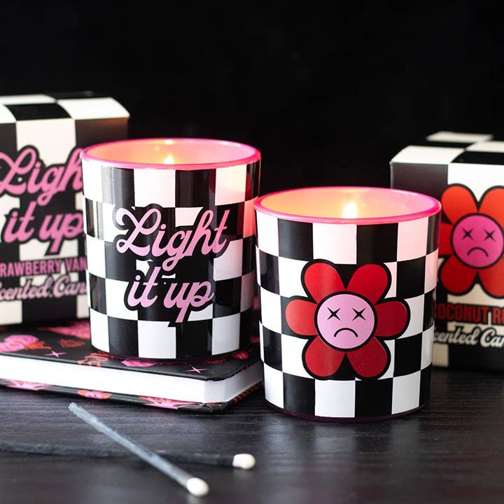Something Different Wholesale - Wholesale Jar/Filled Candle - Light It Up Strawberry Vanilla Candle4
