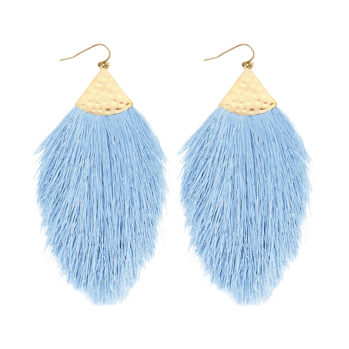 MYS Wholesale Inc - Wholesale Tassel Earrings - Tassel With Hammer Metal Hook Drop Earrings19