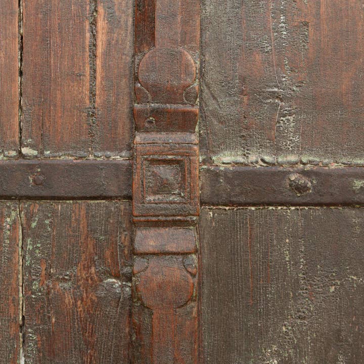 De-cor - Wholesale Wall Accent - 19th Century Rustic Indian Teak Window/Wall Art4