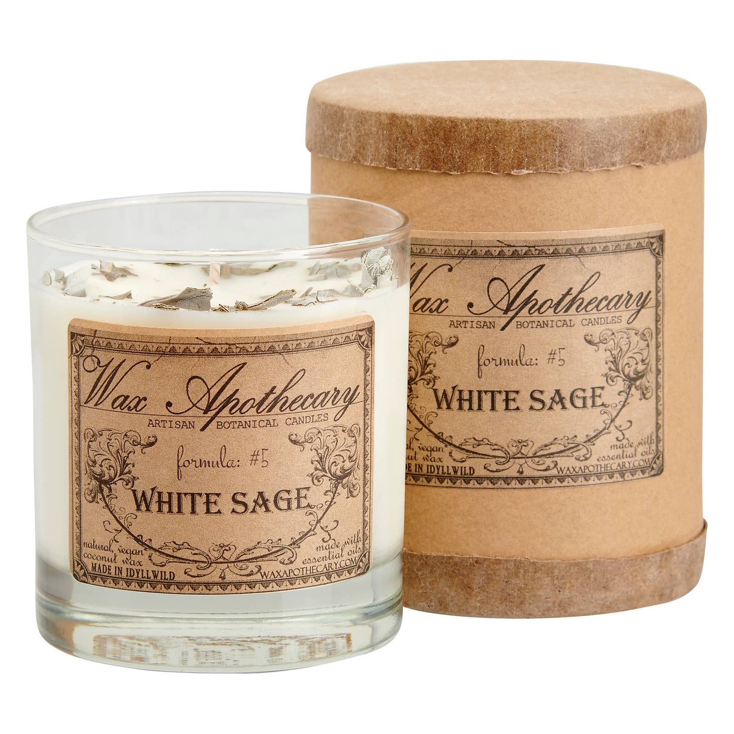 Wax Apothecary White Sage Botanical Candle