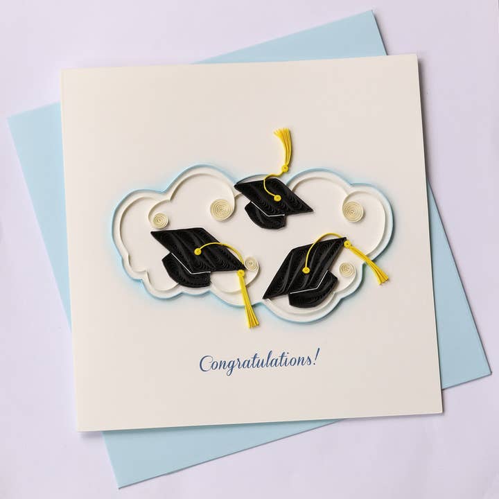 Carte Quilled Félicitations pour la vente par Poppin Cards and Gifts
