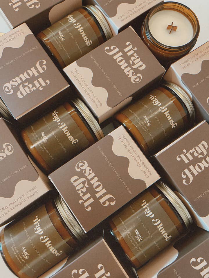 Trap House for wholesale by Blow Me Candle Co.