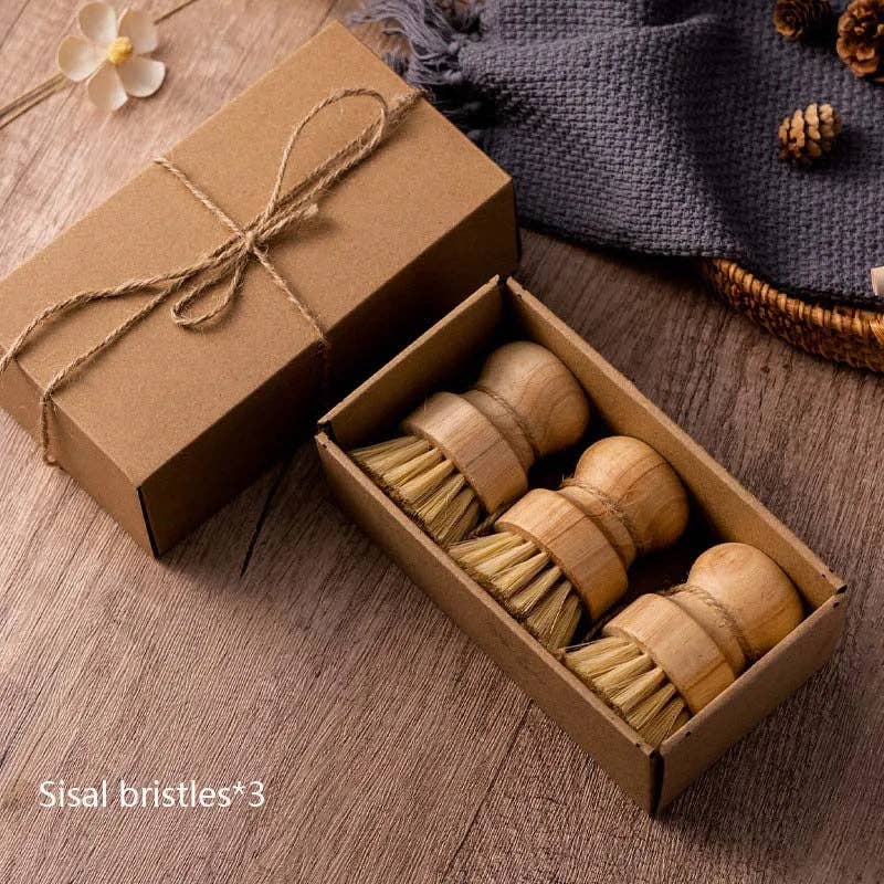 Kiyo Home - Wholesale Cleaning brush - Eco-Friendly 3-Piece Cleaning Brush Set | Scrub Brush0