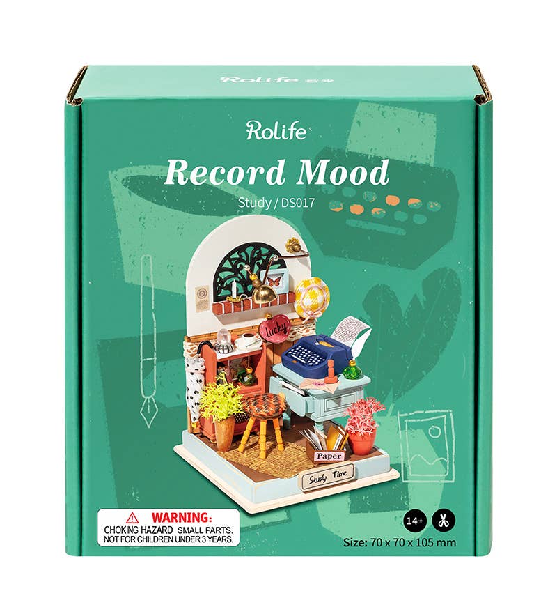 Robotime - Wholesale DIY Craft Kit - Record Mood - Study