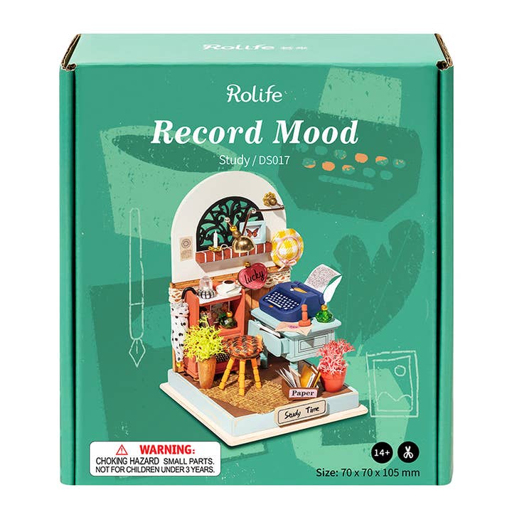 Robotime - Wholesale DIY Craft Kit - Record Mood - Study0