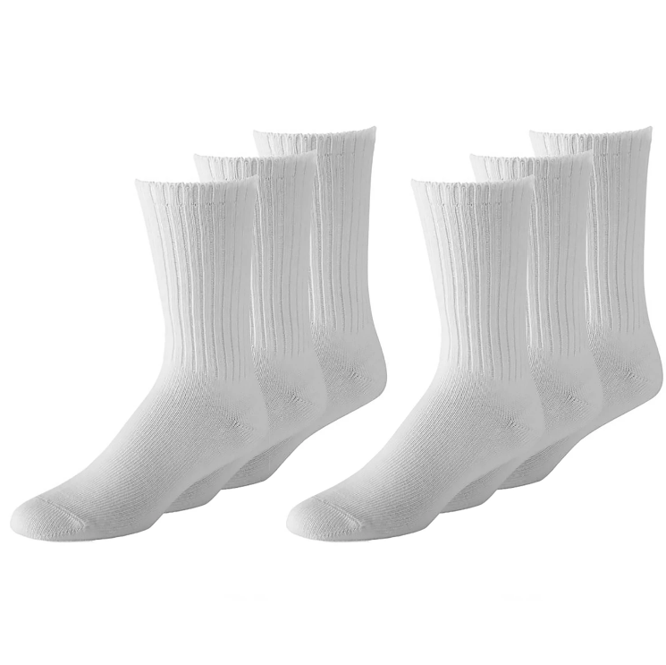 Auction Clearance – wholesale Socks – Unisex – 24 Pairs High Cut Crew Socks1