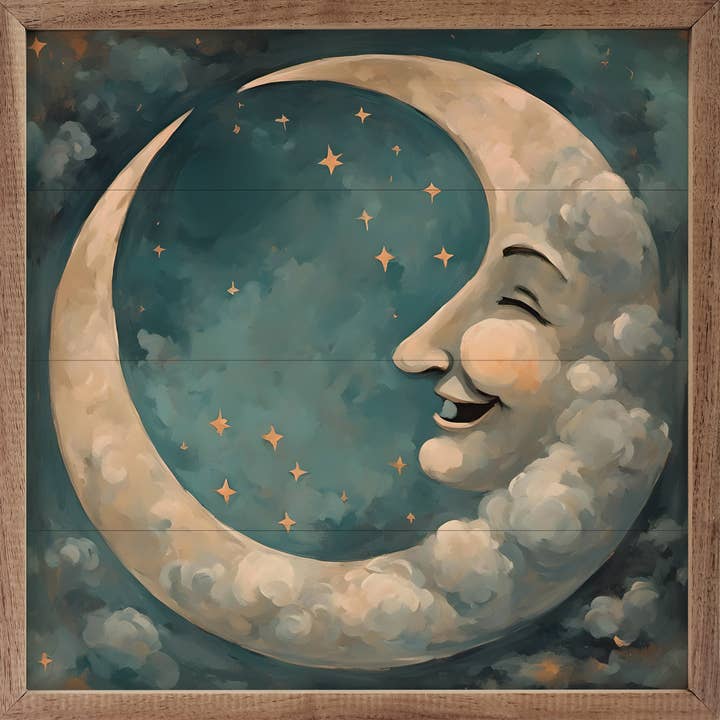 Brassy Moon Face Ring Brassy Moon Face Ring