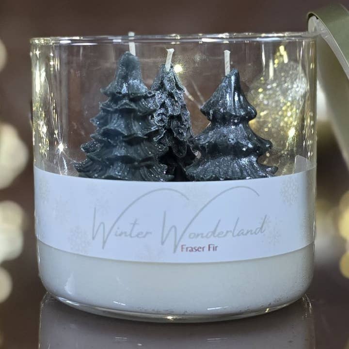 Winter Wonderland | Christmas Candle | Fraser Fir Scented for wholesale by LiveYoung Candle Company