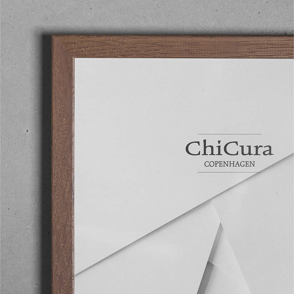 ChiCura Copenhagen - Wholesale Picture Frame - Wooden Frame - Dark Oak - Glass2