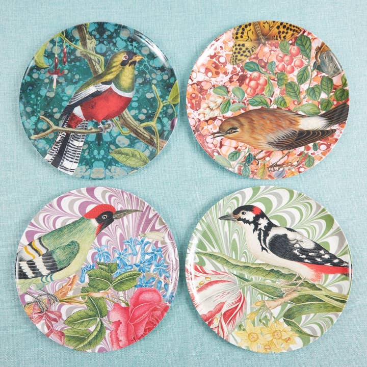 THOMASPAUL - Wholesale Dinner Plate - FLORA & FAUNA DINNER PLATES SET OF FOUR3