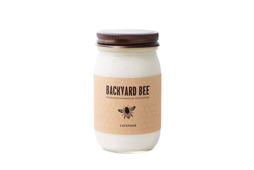 Backyard Bee - Wholesale Jar/Filled Candle - Lavender Almond Citrus Jar Filled Candle1