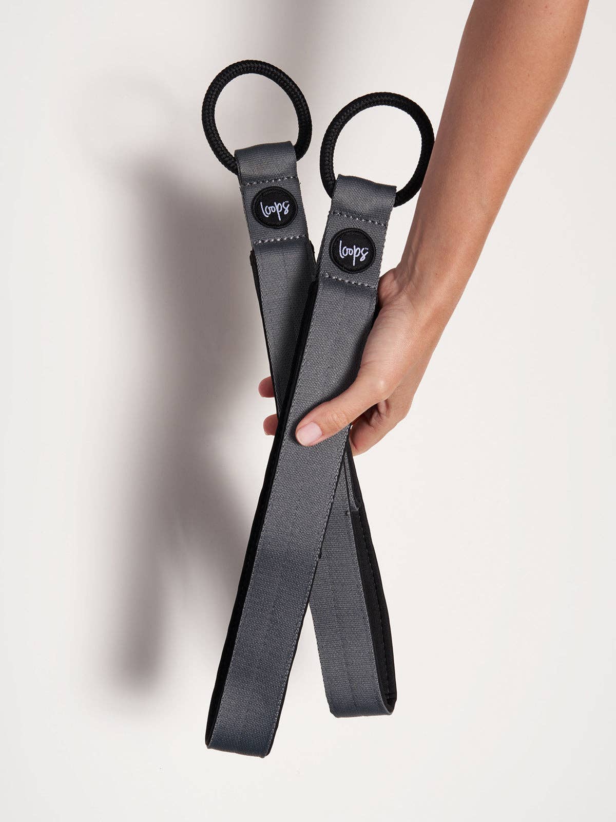 Reformer Loops - Vente Équipement de fitness - Boucles doubles Premium pour Reformer - Charbon3