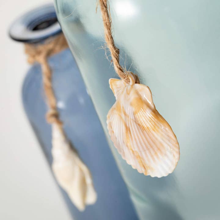 Sullivans Home Decor - Wholesale Vase - SEA-BLUE BOTTLE VASE SET OF 2