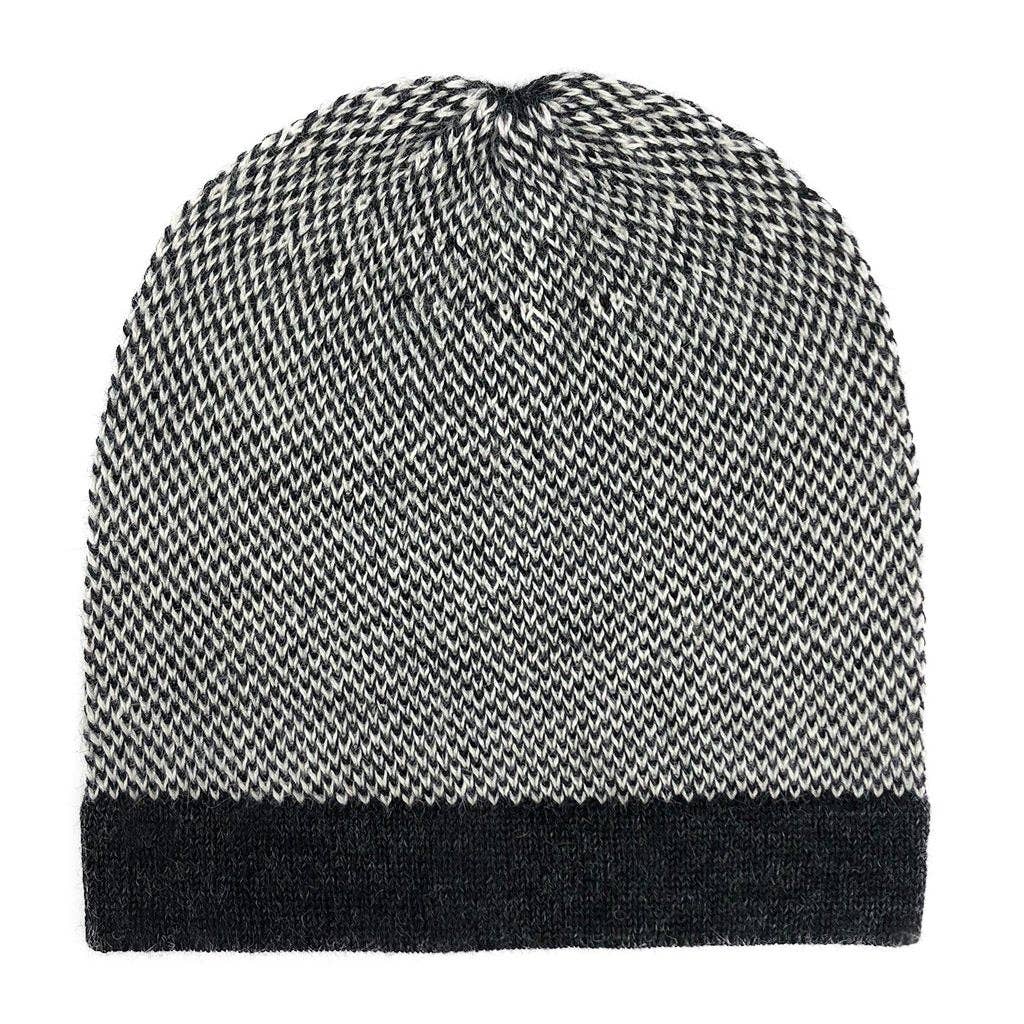 SLATE + SALT – Großhandel Beanie – Damen – Midnight Inwoven Alpaka Mütze2