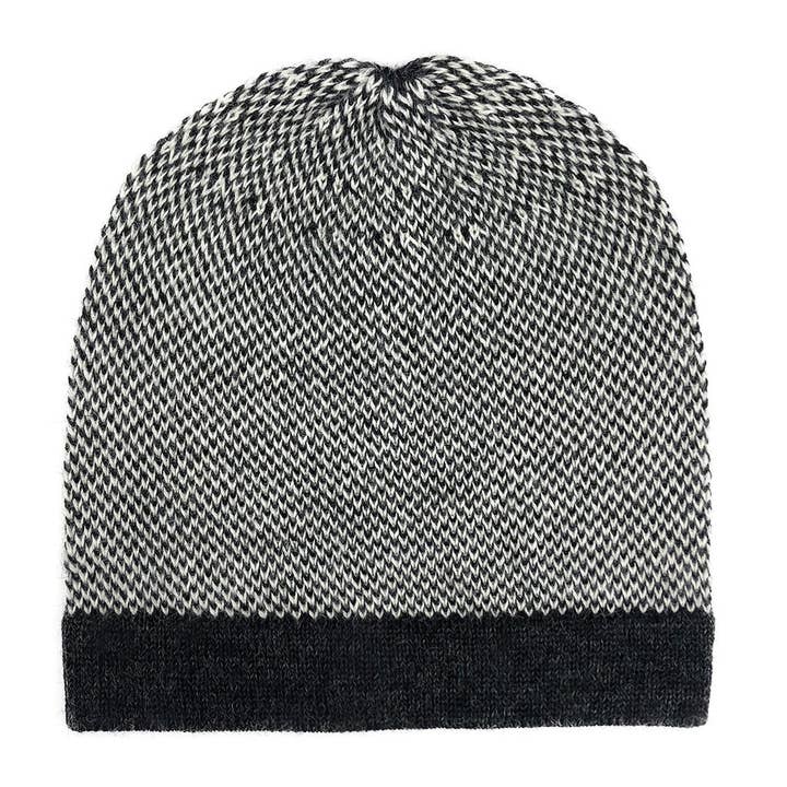 SLATE + SALT – Großhandel Beanie – Damen – Midnight Inwoven Alpaka Mütze2