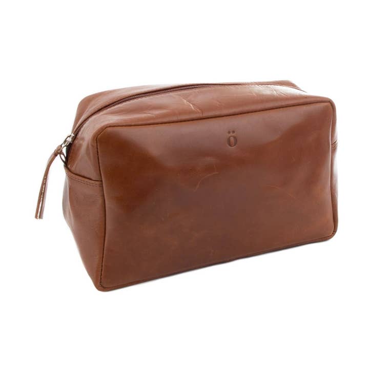 sögne nécessaire de toilette pele castanha por atacado de Sögne Home