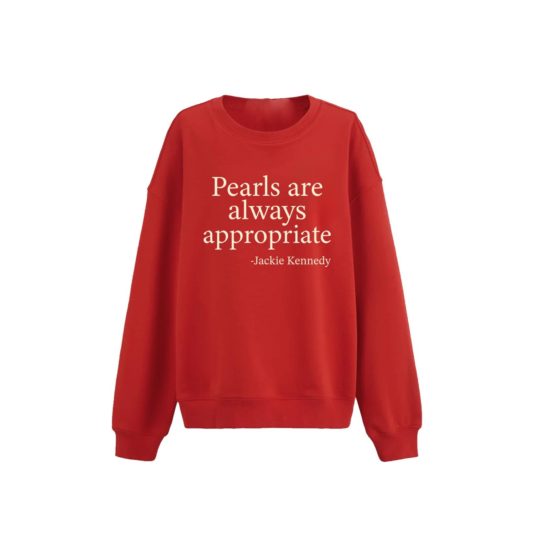 nobarand - Wholesale Hoodie - Women's - HUC-L4787 Pearls Are Always Appropriate Graphic Sweathershir5