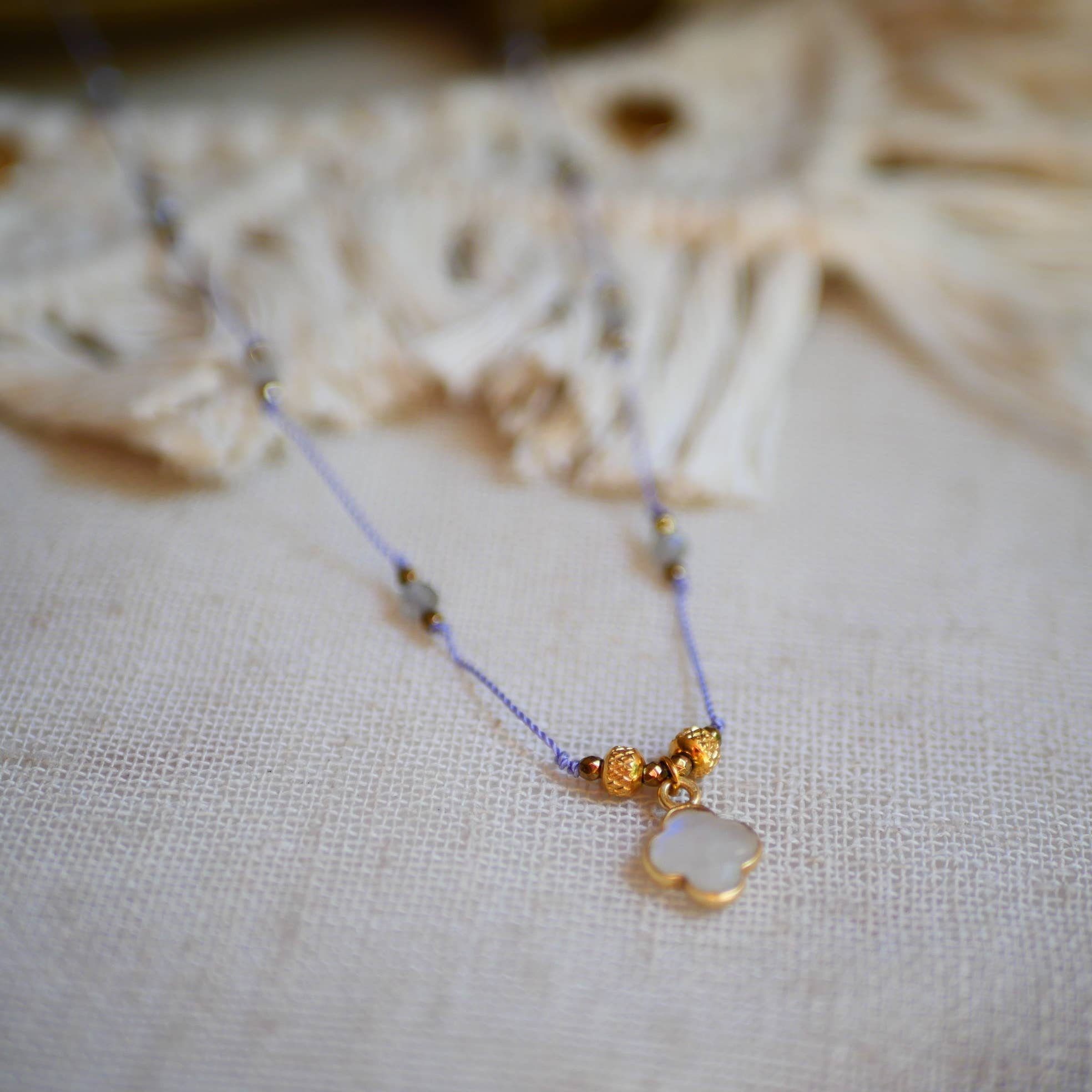 GINANDGER – Engroshandel Halskæde med vedhæng – UBIKA HALSKÆDE MED VALG AF FARVE OG STEN3