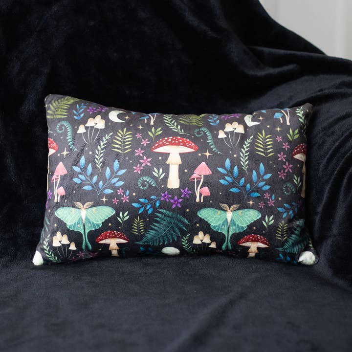 Something Different Wholesale - Wholesale Throw/Decorative Pillow - 40cm Rectangular Dark Forest Print Cushion