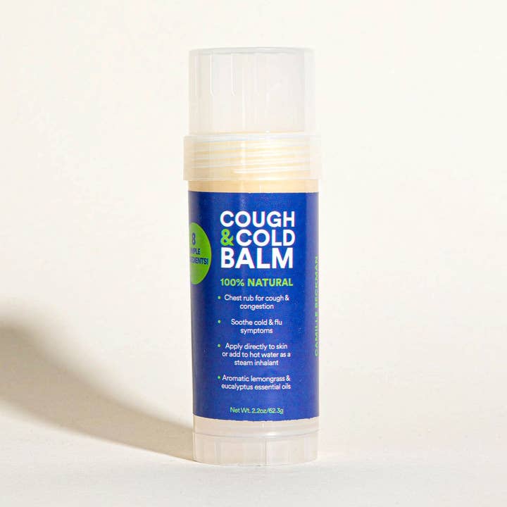 Hoest- en koude balsem - 100% natuurlijk voor wholesale door Camille Beckman