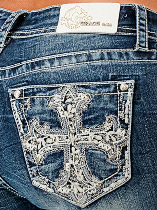 Cruz Modificar Corte de Bota de Tiro Medio 34" | EB-51950 para venta al por mayor de Grace in LA