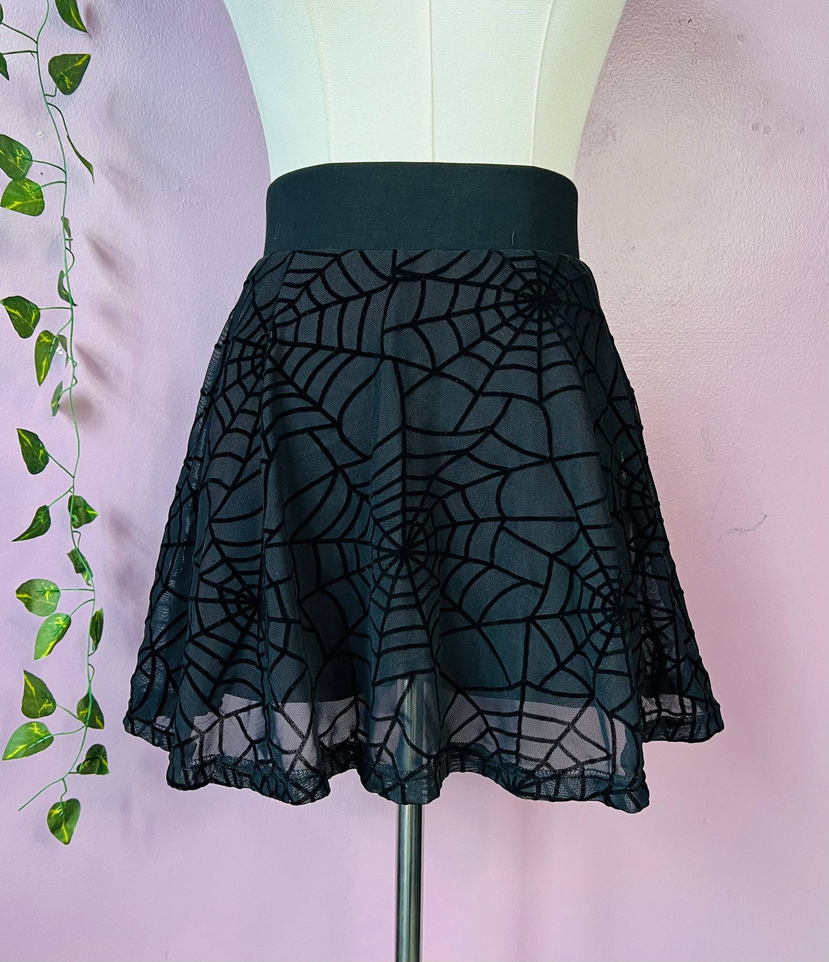Witchwood Bags - Wholesale Skort - Women's - The Morbid Mini Skort - WEBS - READY TO SHIP6