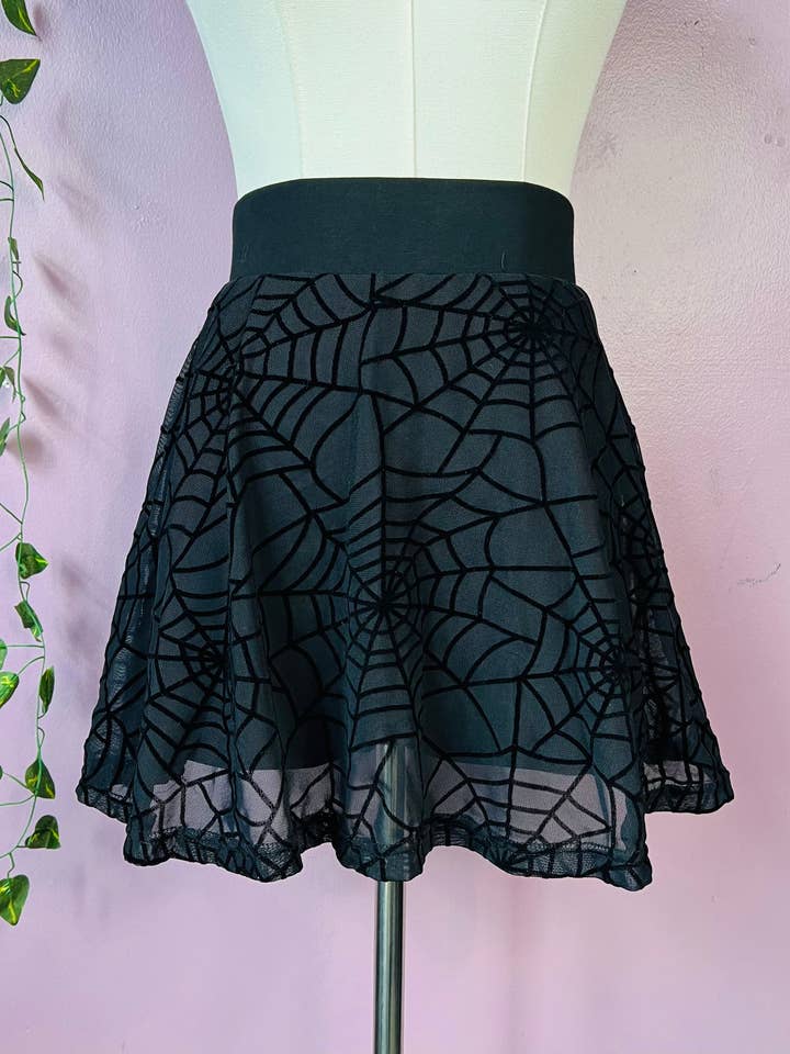 Witchwood Bags - Wholesale Skort - Women's - The Morbid Mini Skort - WEBS - READY TO SHIP6