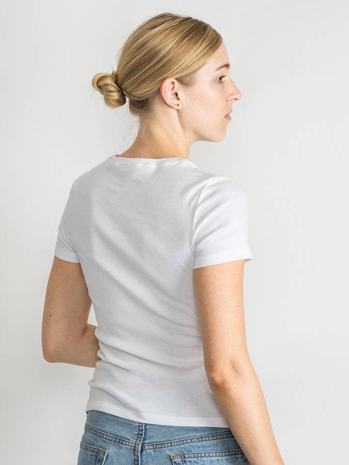 Lake Jane - Wholesale T-Shirt - Women's - Short Sleeve Tee – White2