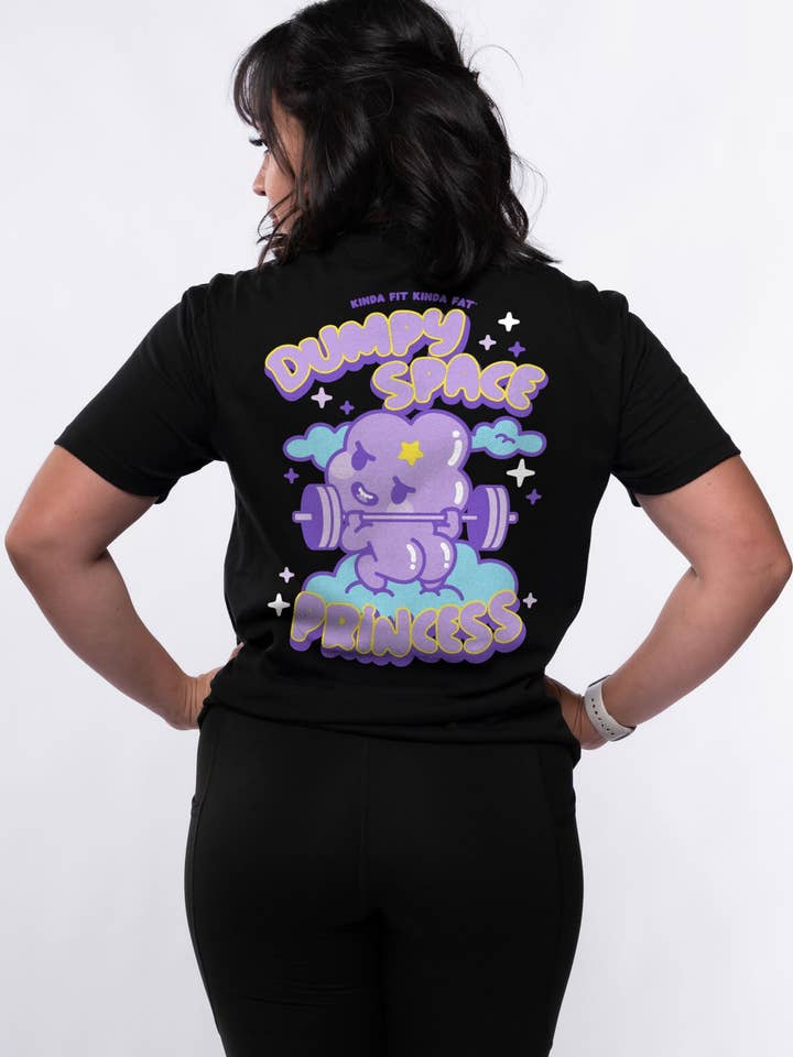 Dumpy Space Princess Signature Blend T-Shirt for wholesale by Kinda Fit Kinda Fat