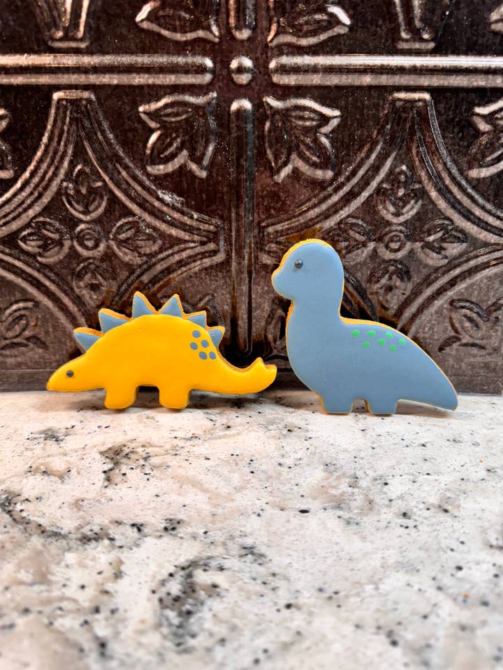 Dinosaurs- Pumpkin Peanut Butter Dog Treat for wholesale by Kova’s Bark Bakery
