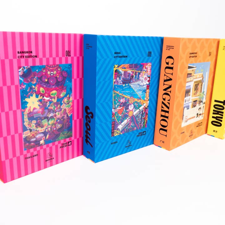 MUSOKA STUDIO – Großhandel Puzzle - Erwachsene – Puzzle 1000 Teile - Bangkok (Städte-Edition 001)5