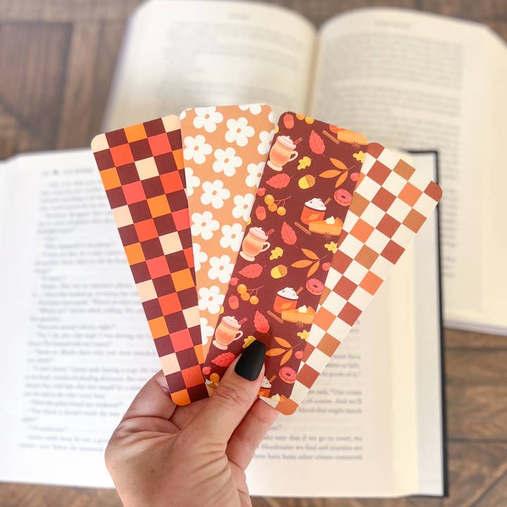 Little Turkey Shoppe - Wholesale Bookmark - Pumpkin Pie Bookmark Set, Thanksgiving, Fall 5