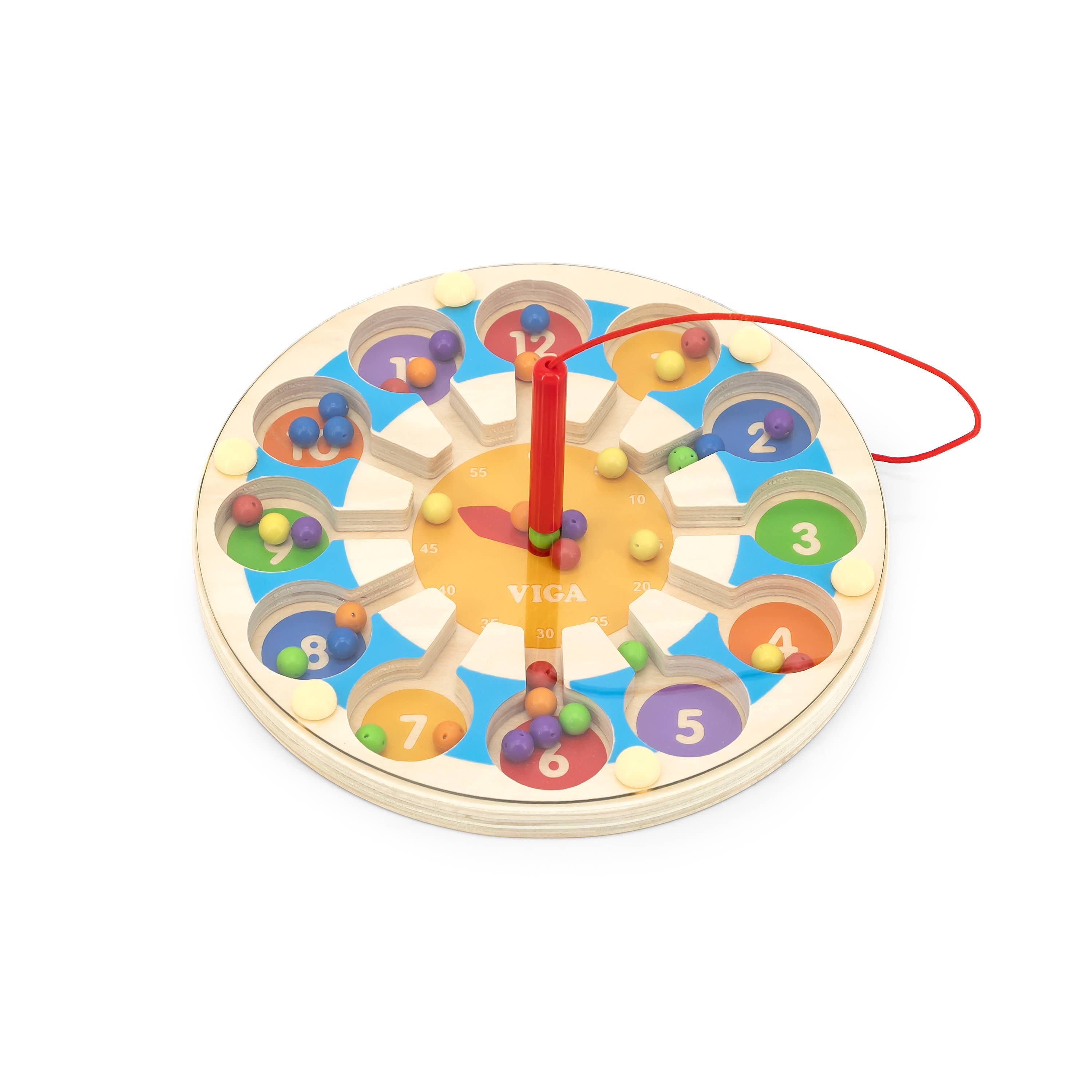 Trade Toys Limited - Wholesale Wood Toy - Kids - Magnetic Bead Trace - Clock4