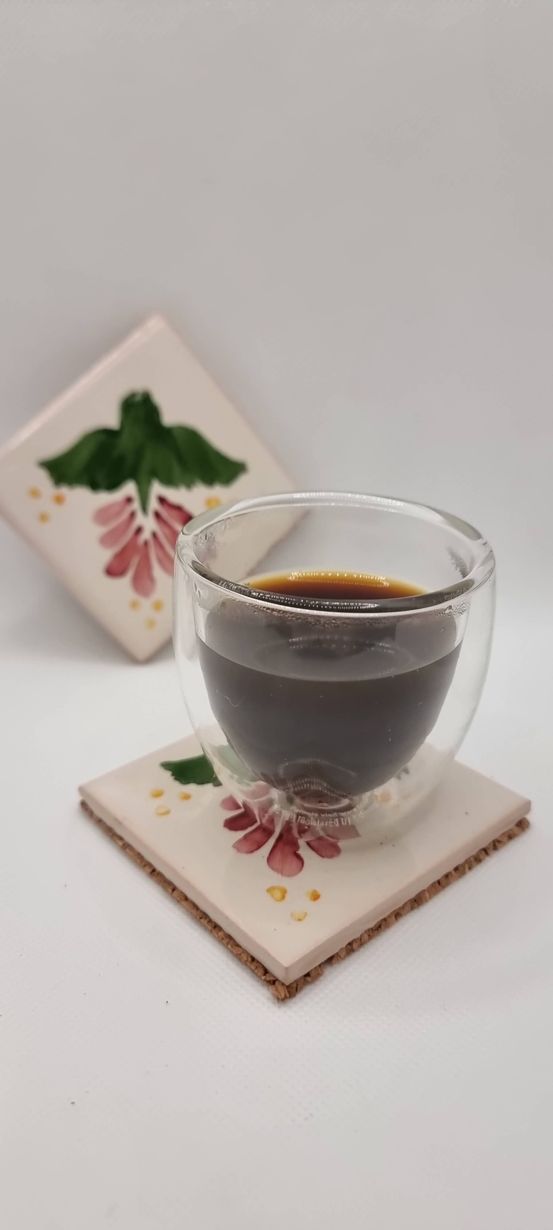 Hazbruk Ceramics - Wholesale Coasters - Handpainted Tiles: Coasters & Pot Holders - Majestic Dove2