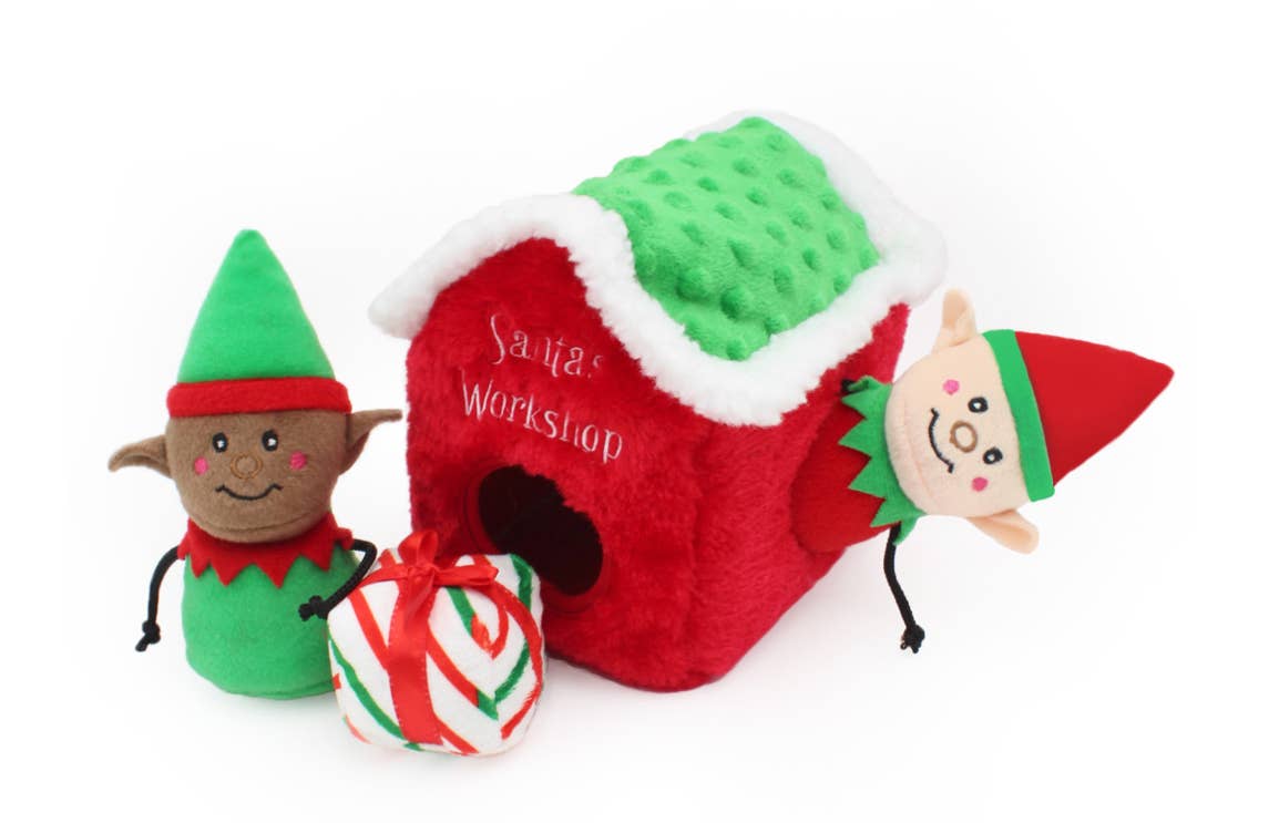 Only An Ocean Europe - Wholesale Pet Plush Toy - Dog - Holiday Burrow® - Santa's Workshop