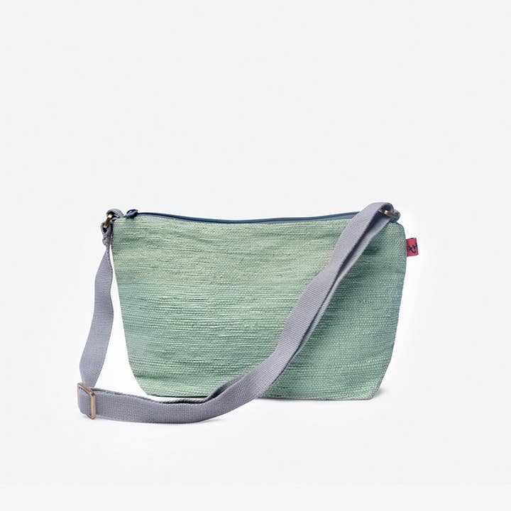 Pastelkleurige Colourblocked Ruime & Compacte Schoudertas voor wholesale door Théla