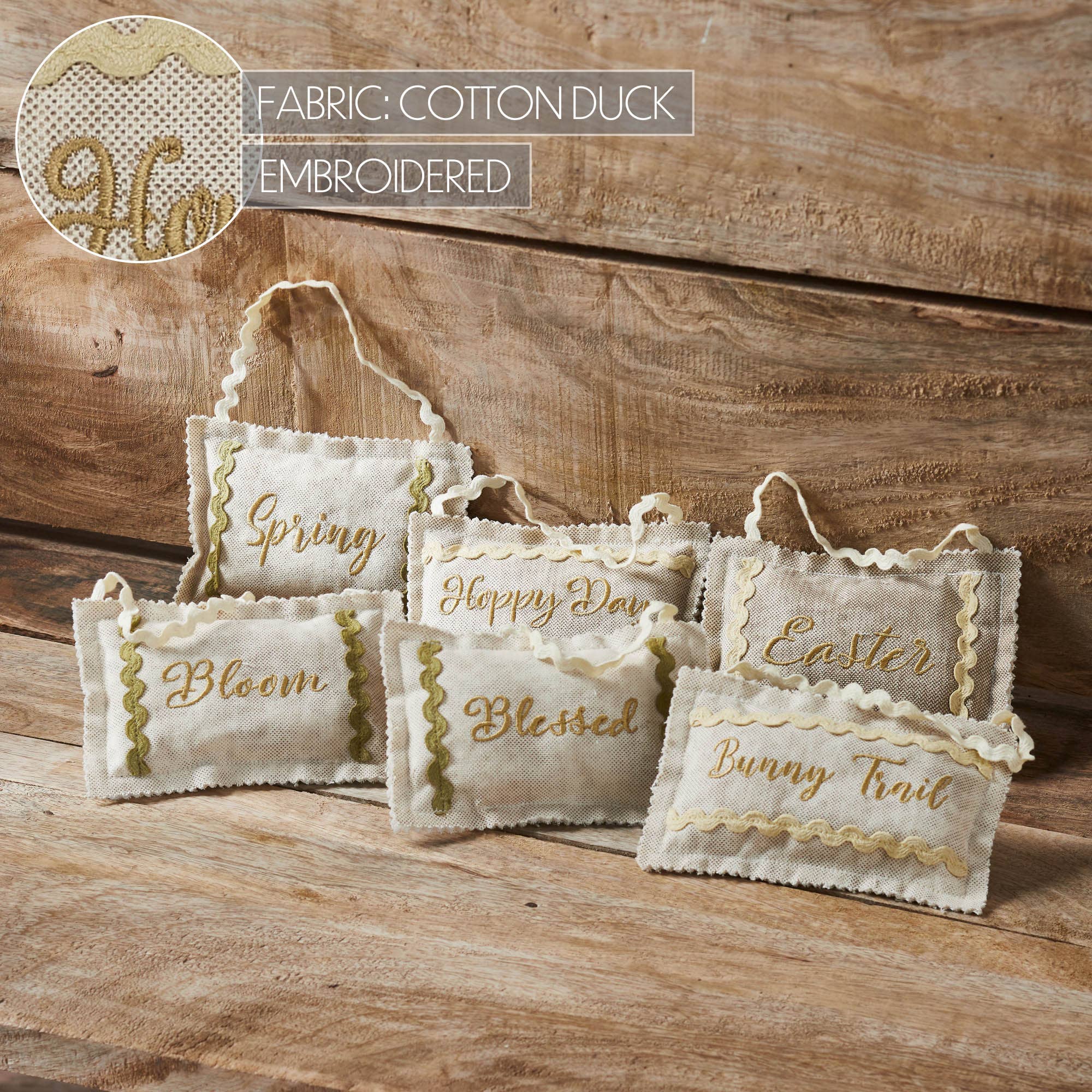 VHC Brands - Wholesale Ornament - Spring In Bloom Easter & Spring Bowl Fillers Set of 6 3x55