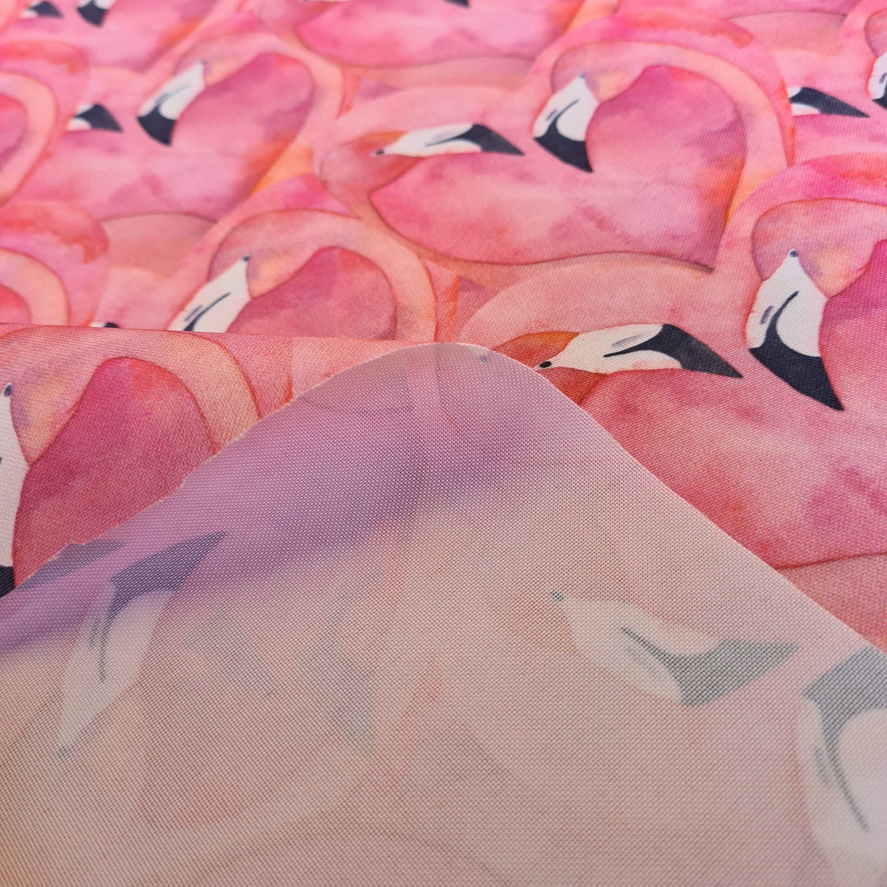 Flamingo Fabrics – wholesale Fabric – Waterproof Fabric Flamingos Pink3