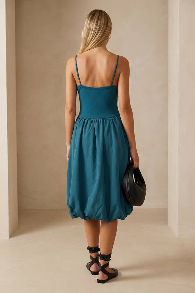 Naked Zebra - Vente Robe – femme - Robe mi-longue sans manches à jupe bouffante6