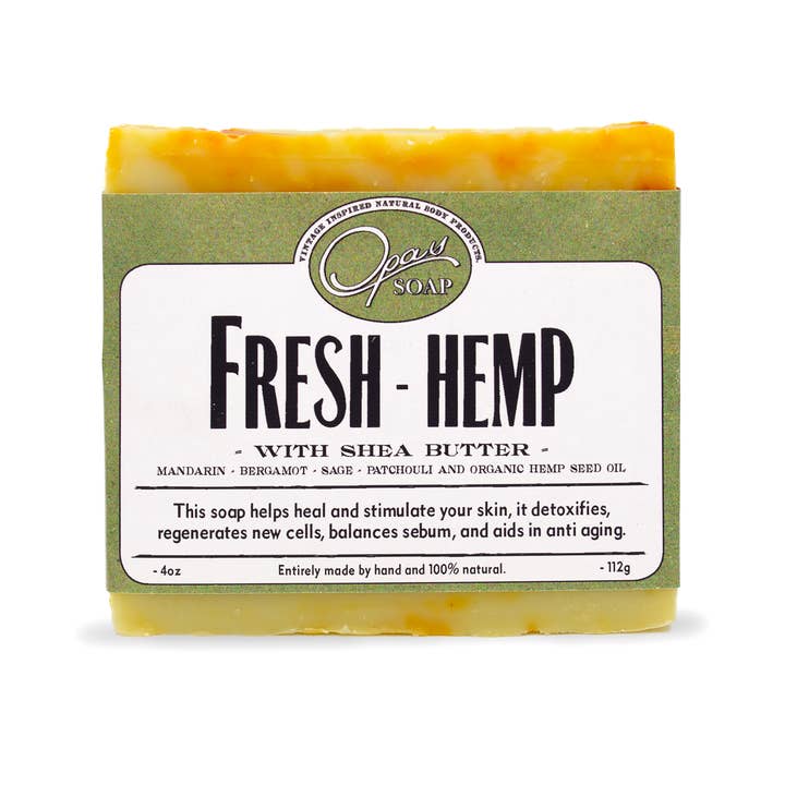 Fresh Hemp - Natural Cold Processed for wholesale by Opas Soap