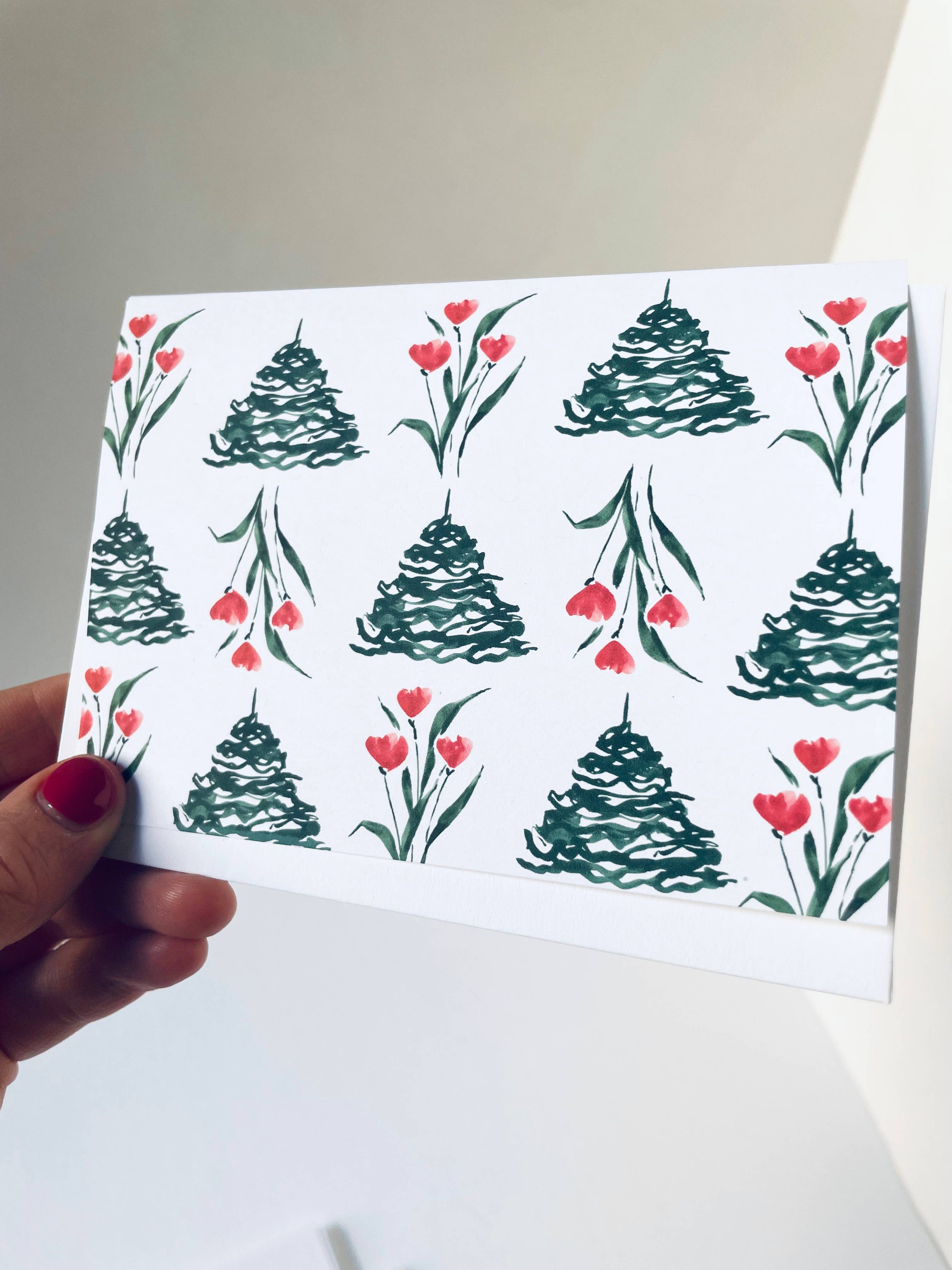 Atelier By Cat - Vente Cartes de Noël - Cartes de Noël amusantes, cartes-notes Tis The Season, 100 % recyclées4