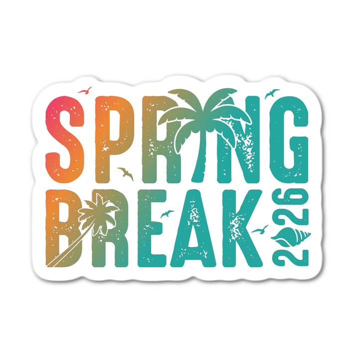 Stick-It Expressions - Wholesale Phone & Laptop Stickers - Spring Break 2026 Sticker0