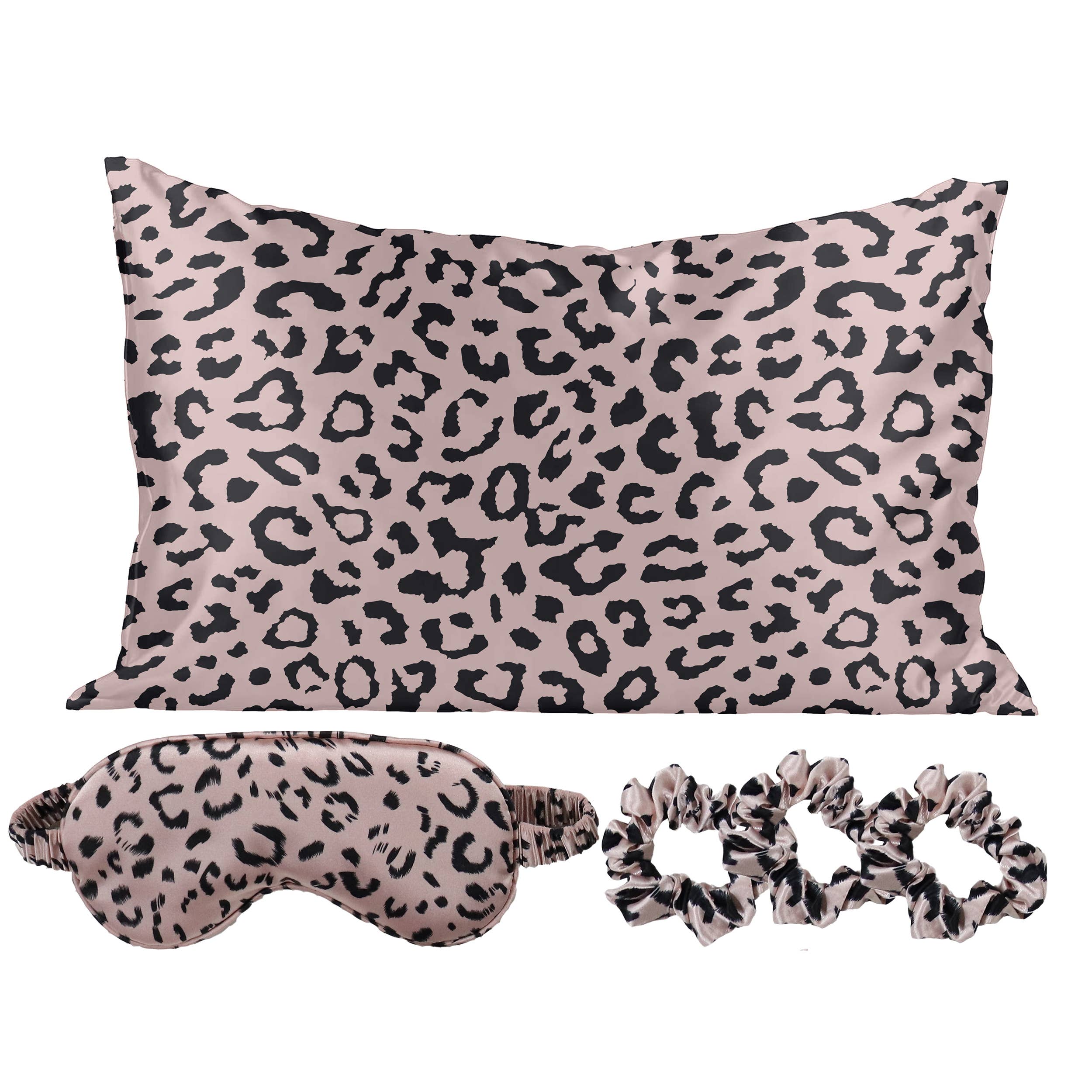 The American Gift Company (TAGCO) - Wholesale Bedding Pillowcase/Sham - THE SATIN SLEEP SET (5 PIECES) - LEOPARD2